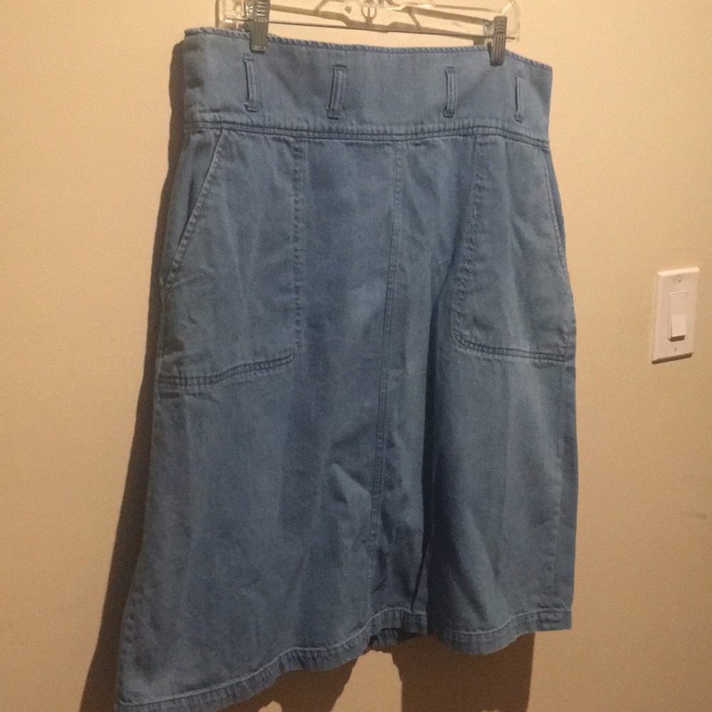 Who What Wear denim skirt